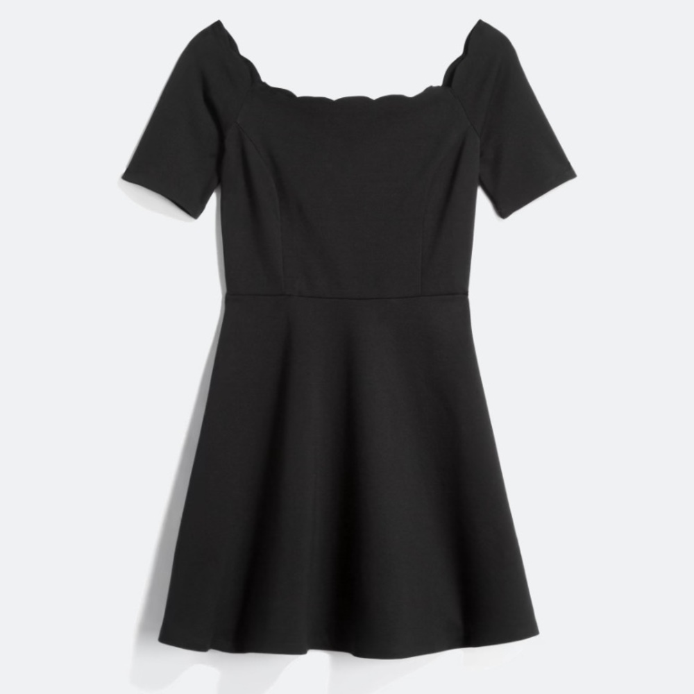 Elegant Black Off-Shoulder Dress